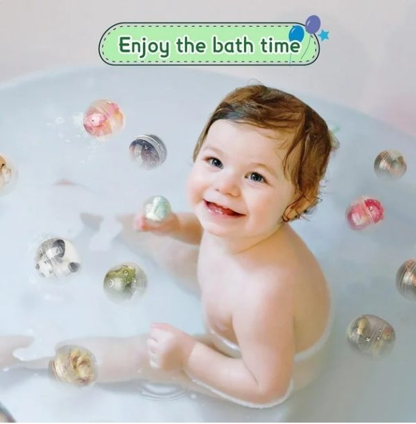 Christmas Bath Bombs for Kids, 6 PCs Bath Bombs with Crystal Toys inside, Bath Bombs with Christmas Packing Bag, Gift for Christmas Stock Stuffer - Image 6